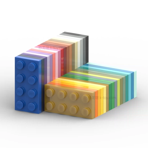 LEGO LEGO 3020 2x4 Основной черно -белый темно -серый, светло -серый, красный, синий, оранжевый рис фиолетовый коричневый