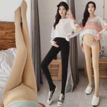 Pregnant women Sox pants autumn and winter thin suede underpants Elastic Dragon Grip Wool bottom socks Bottoms Socks slim foot thickened long pants