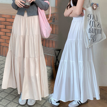 Maternity skirt summer loose loose belly splicing cake skirt women spring and summer long fall versatile long skirt