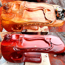 Log Jinsi Nan Wood root carving coffee table Golden camphor whole tree root carving wooden table plate sea solid tea table rosewood tea table Rosewood