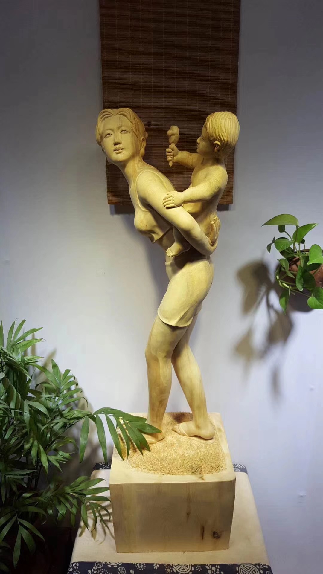 Root Carving Factory Guanyin Mall like the Carving Guan Dragon Phoenix-Taihang Cliff Platforming-Dining Room Craft Landscape Pendulum 310-3