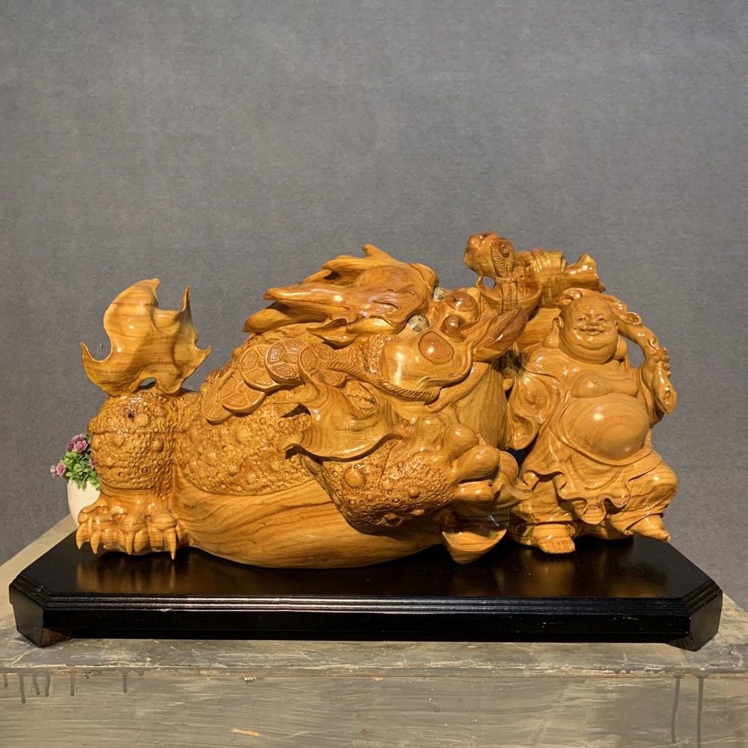 Small Leaf Purple Sandalwood Sculpture Statue of the Buddha Guanyin Millu Vervinjusk King BodhisattBodhisattva The Fragrant Cliff Bergendau