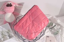 Japanese original single ~ very positive pink girl heart large down storage bag