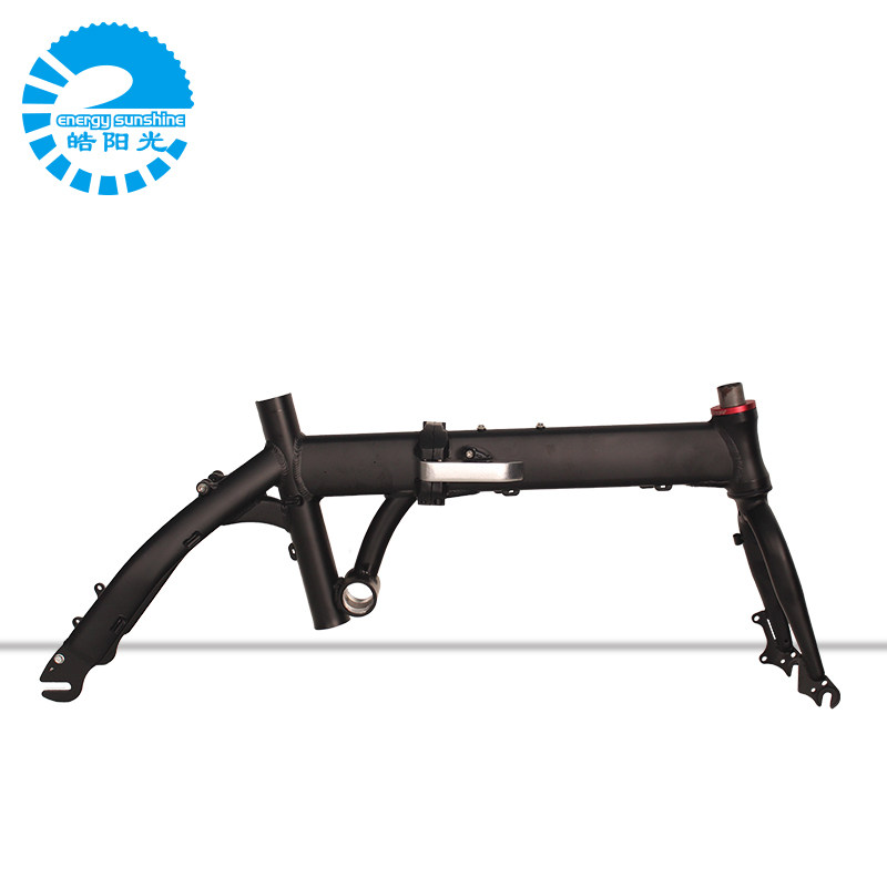 Hao Sunshine 14-inch aluminum alloy folding car frame Ultra-light double disc brake with folding buckle No standard can be installed car parts