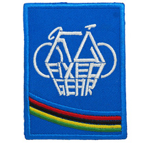 Cycling Chapter of the Cycling Chapter Arm Chapters Embroidered Magic Collage Sticker