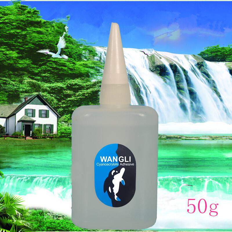 Large Bottle 502 Glue Wholesale Fish Card 101 Glue Instant 3 s Glue Fast Dry Glued Home Repair Advertising