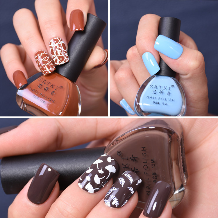 SATKI水性可剥指甲油可撕拉持久不掉色防水无毒无味快速干指甲油