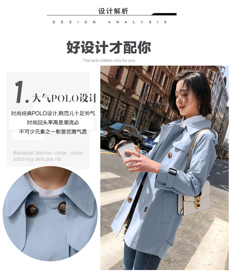 Trench pour femme GARMTARAS      en Coton en Coton - Ref 3227804 Image 12