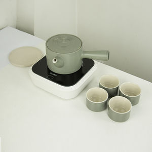电陶炉煮茶套装养身陶壶小型家用烧水茶壶磁州窑茶具礼品