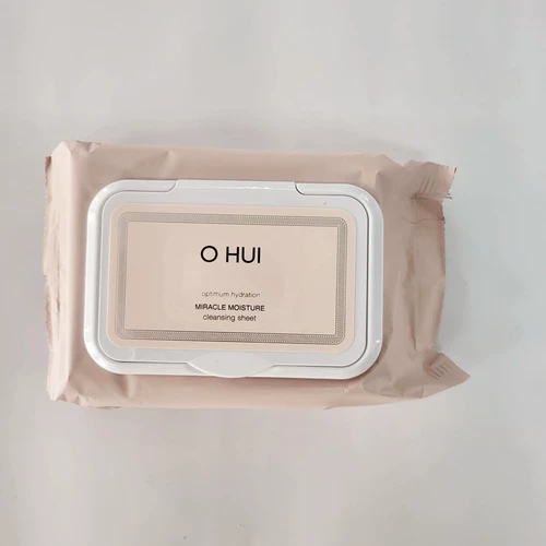 Ohui, свежее травяное освежающее увлажняющее средство для снятия макияжа, салфетки, Южная Корея, 60 штук, глубокое очищение