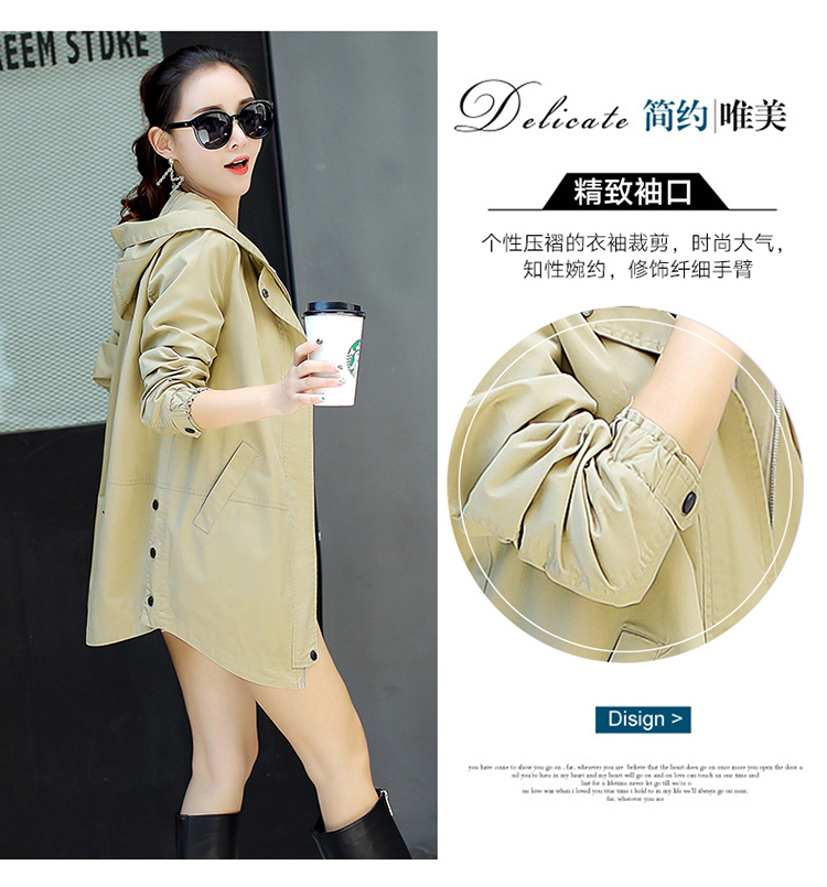 Trench pour femme en Coton - Ref 3228031 Image 9