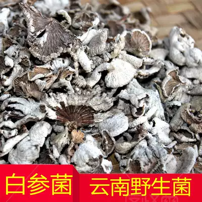 White ginseng fungus dry goods imitation wild crack fungus Yunnan White ginseng ingredients White ginseng ingredients White ginseng fungus Yunnan specialty Snow Lotus fungus