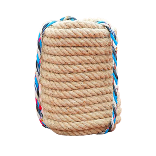 Cuerda de tira y afloja de competición profesional de material de yute natural