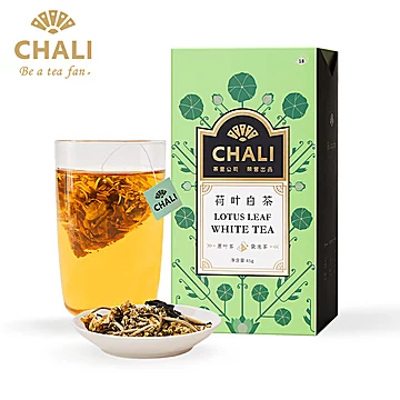 【CHALI茶里】荷叶茶干荷叶白茶组合花茶包