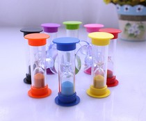 Creative childrens brushing suction cup Hourglass ornament 3 5 three five minute time timer Kindergarten gift Compact