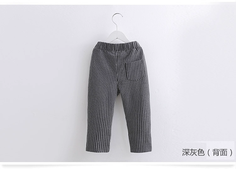 Quần bé gái sọc dọc hoạt hình 2019 mùa thu mới bé gái quần áo trẻ em quần âu kz-b512 - Quần quần áo cho trẻ 14 tuổi nam