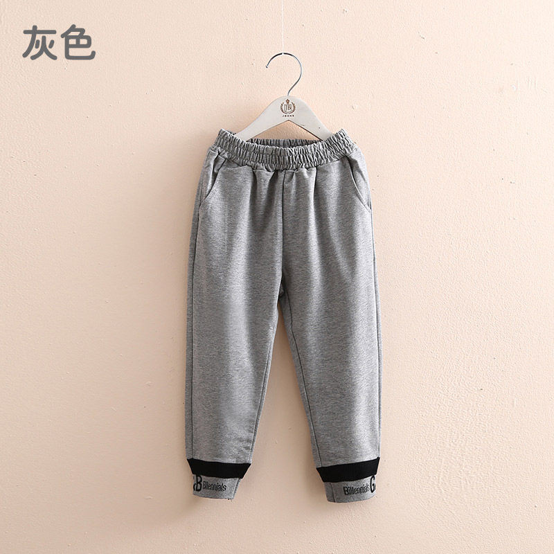 Bé Alphabet sweatpants 2020 mùa thu váy cô gái mới childrens quần dài kz-c982.