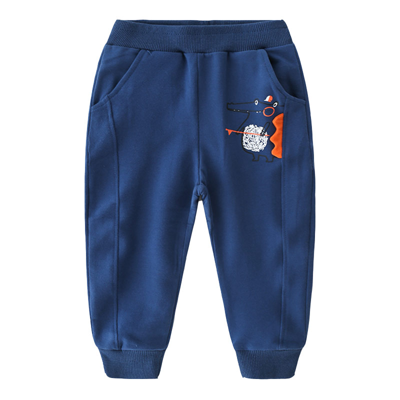 Bé sweatpants Dinosaur 2020 mùa thu váy quần âu trẻ em trai mới KZ-c576.