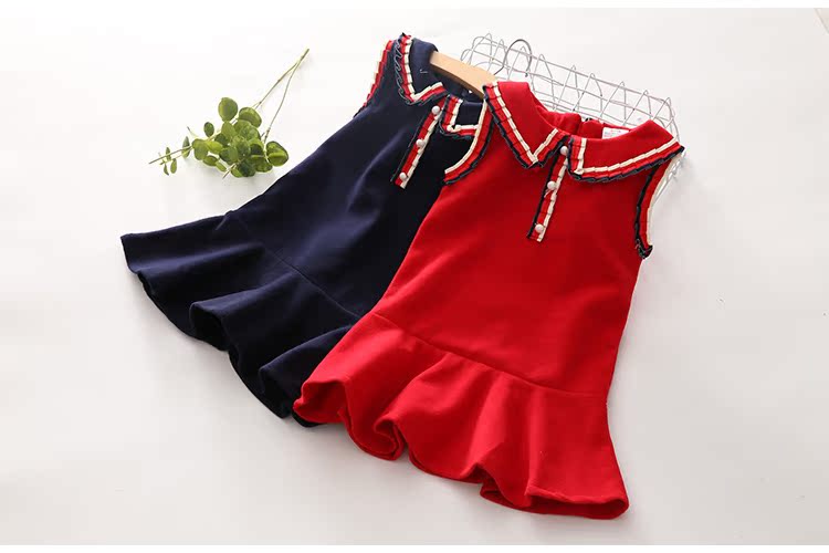 Váy bé gái 2019 xuân mới cho bé gái quần áo trẻ em váy dài qz-5002 váy đẹp cho bé