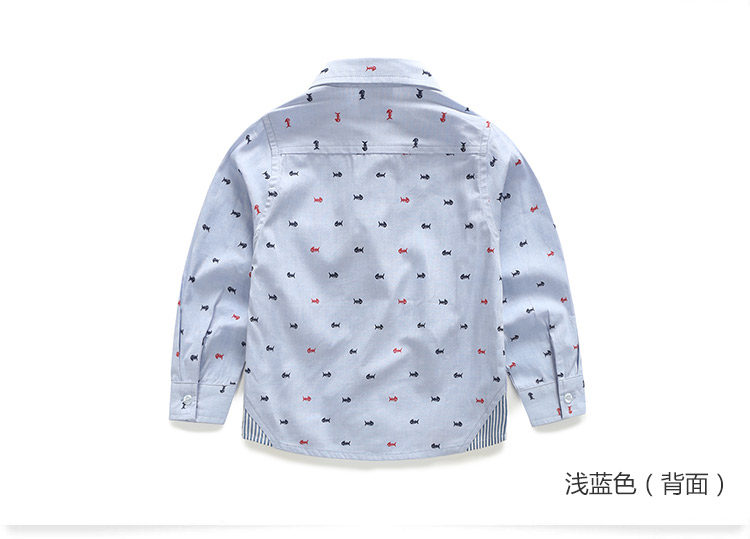 Chemise garcon à manche longue - Ref 2081934 Image 70