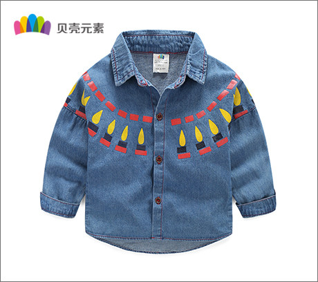 Chemise garcon à manche longue - Ref 2081896 Image 89