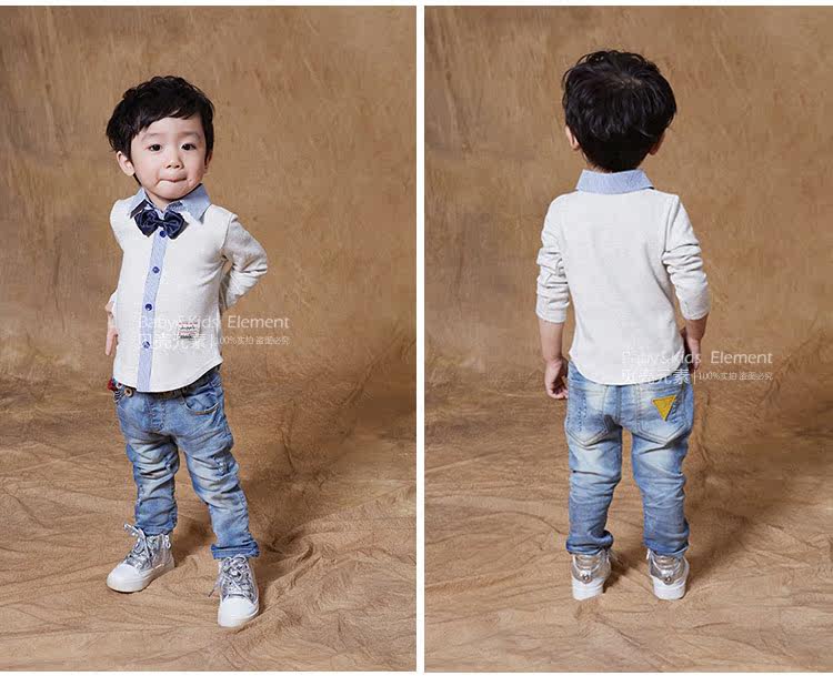 Chemise garcon à manche longue - Ref 2081930 Image 71