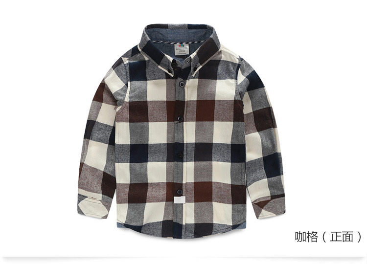 Chemise garcon à manche longue - Ref 2081961 Image 72