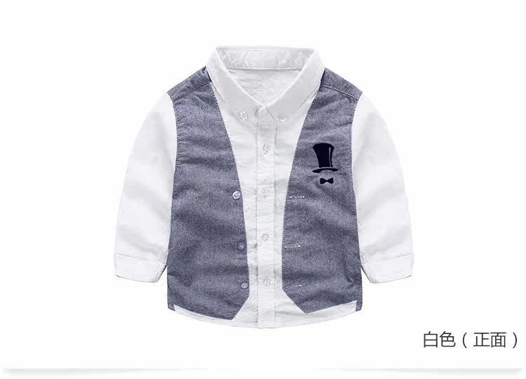 Chemise garcon à manche longue - Ref 2081910 Image 119