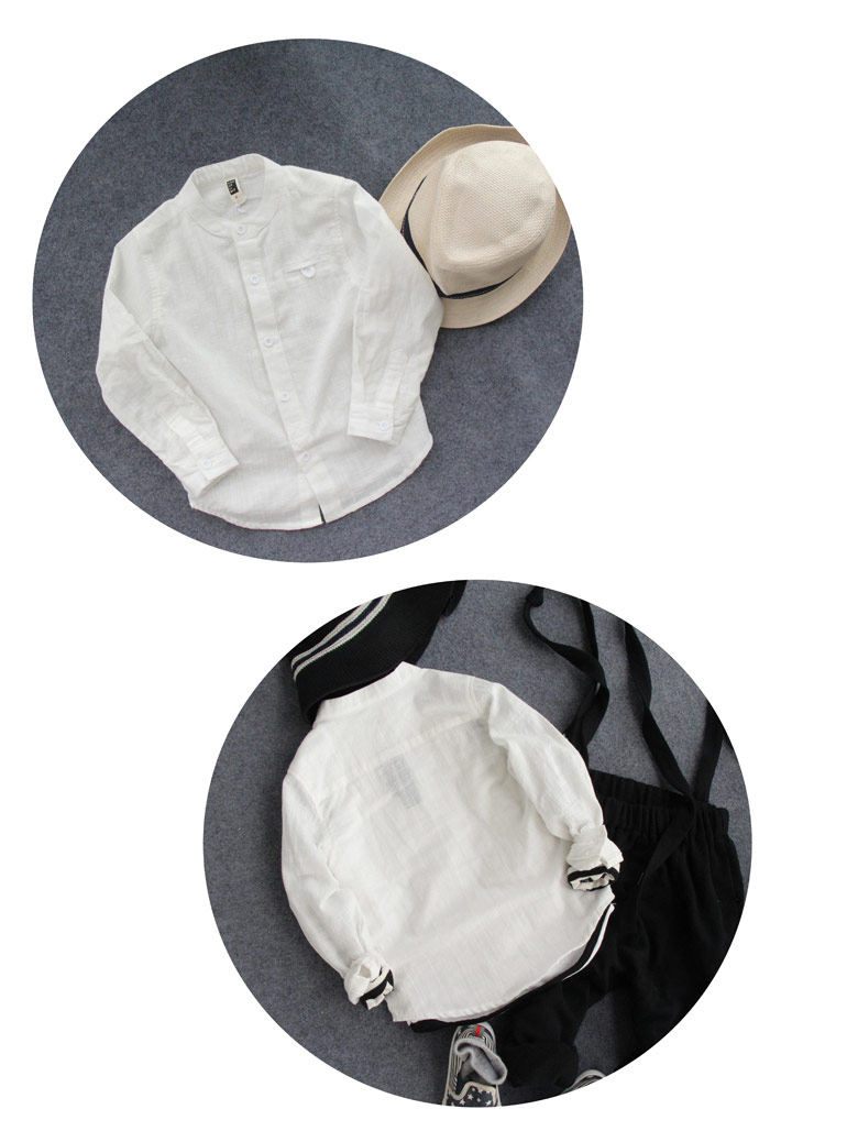 Chemise garcon à manche longue - Ref 2081955 Image 75