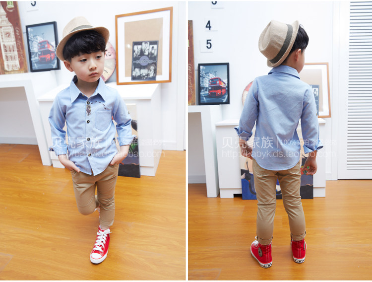 Chemise garcon à manche longue - Ref 2081969 Image 71