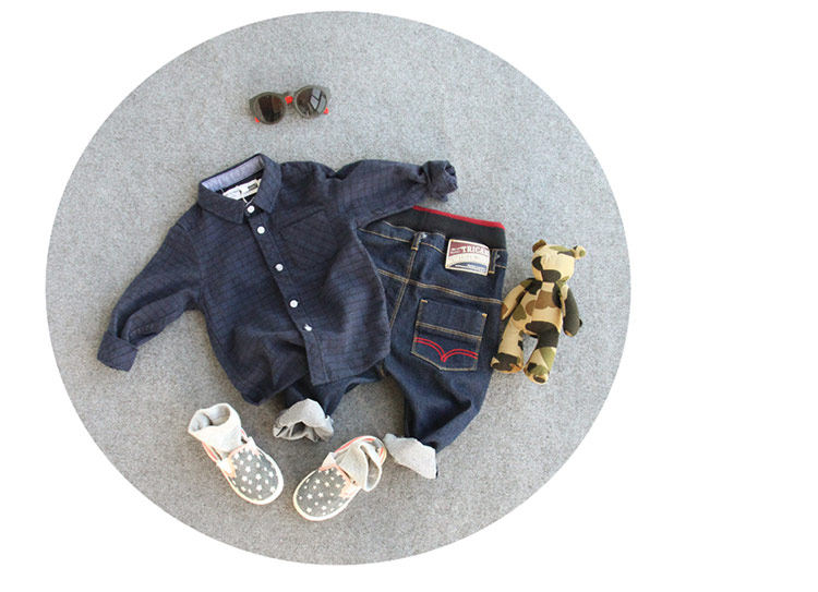 Chemise garcon à manche longue - Ref 2081944 Image 24