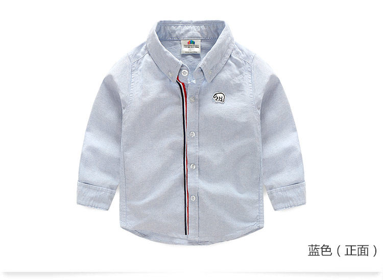 Chemise garcon à manche longue - Ref 2081929 Image 71