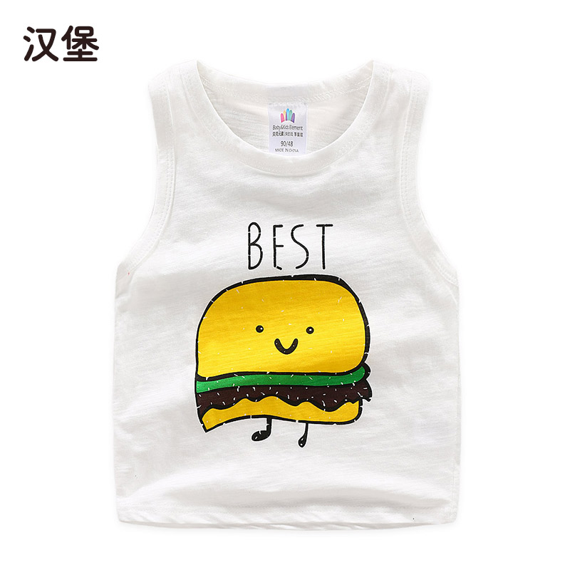 Bé cartoon vest 2020 mùa hè Hàn Quốc phiên bản của tay đầu tx-9497 cho trẻ em các chàng trai mới.