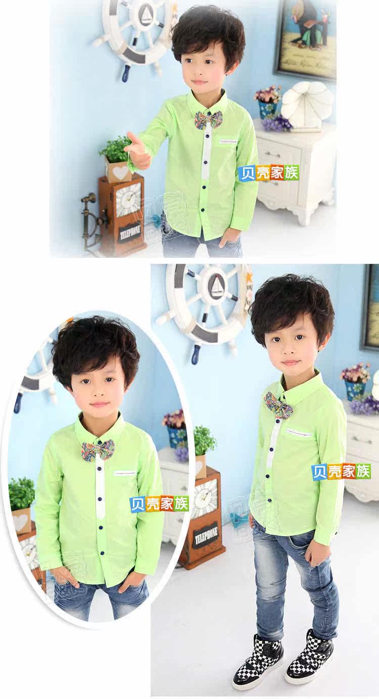 Chemise garcon à manche longue - Ref 2081918 Image 70