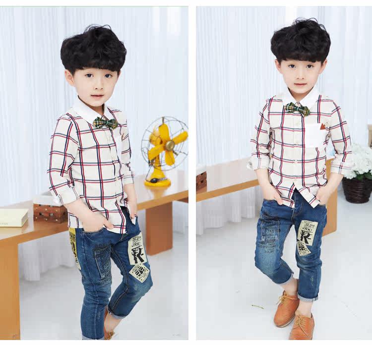 Chemise garcon à manche longue - Ref 2081951 Image 69