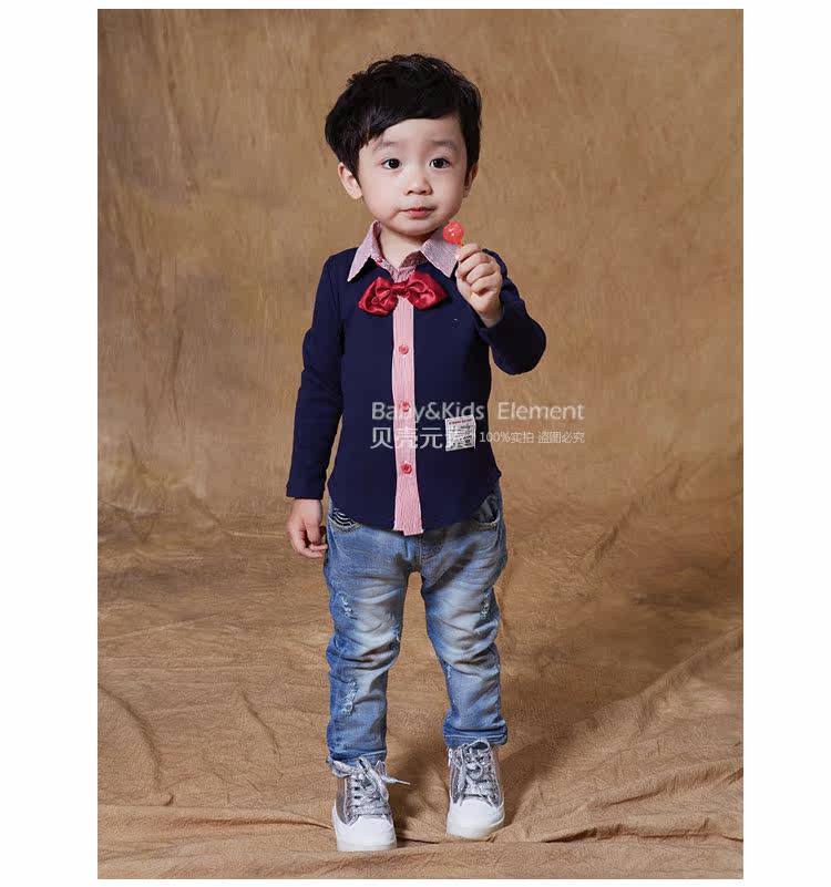 Chemise garcon à manche longue - Ref 2081930 Image 72