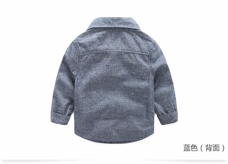 Chemise garcon à manche longue - Ref 2081915 Image 70