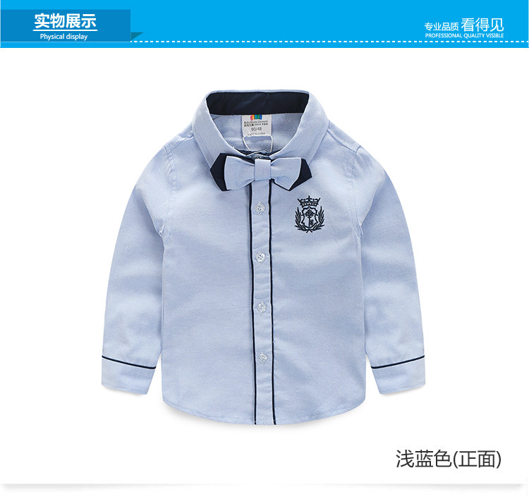 Chemise garcon à manche longue - Ref 2078463 Image 69