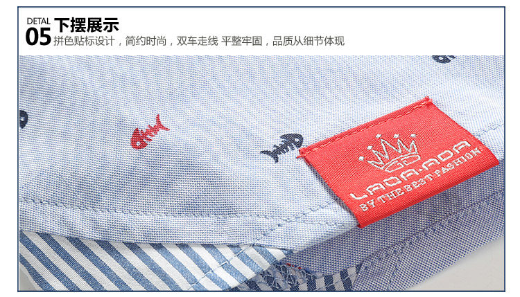 Chemise garcon à manche longue - Ref 2081934 Image 78