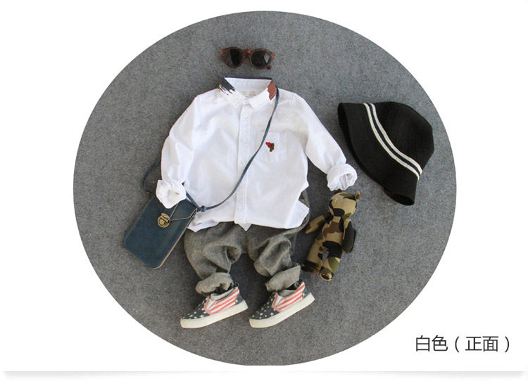 Chemise garcon à manche longue - Ref 2074860 Image 70