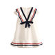 Girls pleated dress summer 2024 new children's clothing children's baby summer round neck skirt qz-4706