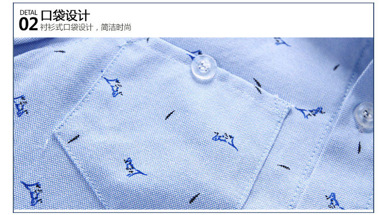 Chemise garcon à manche longue - Ref 2081920 Image 75