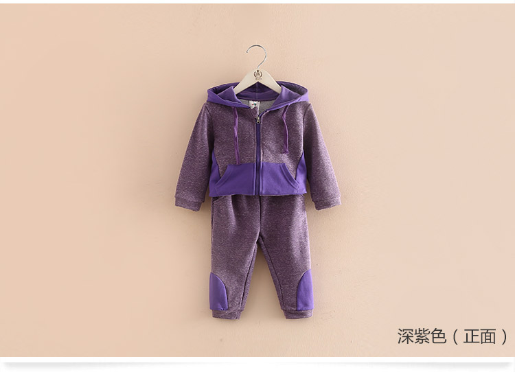 Bộ đồ trùm đầu poly 2019 Mùa thu Cô gái mới Trẻ em Mặc Trẻ em Giải trí Thể thao Hai mảnh tz-3230 - Phù hợp với trẻ em quần áo bơi trẻ em