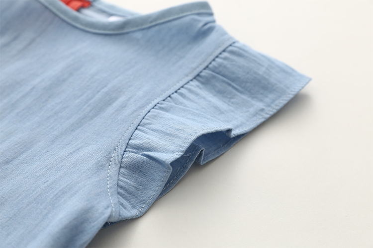 Váy vest bé gái denim hè 2018 phiên bản Hàn Quốc của bé gái mới Quần áo trẻ em váy qz-2722 chân váy cho bé gái