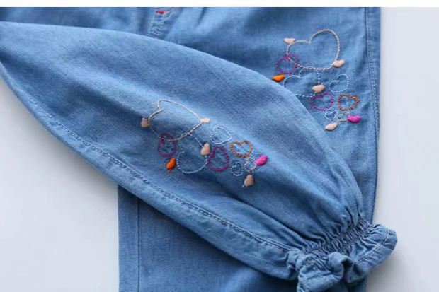 Quần jeans bé gái bình thường 2019 mùa thu mới cho bé gái mặc quần dài trẻ em kz-a951 - Quần jean