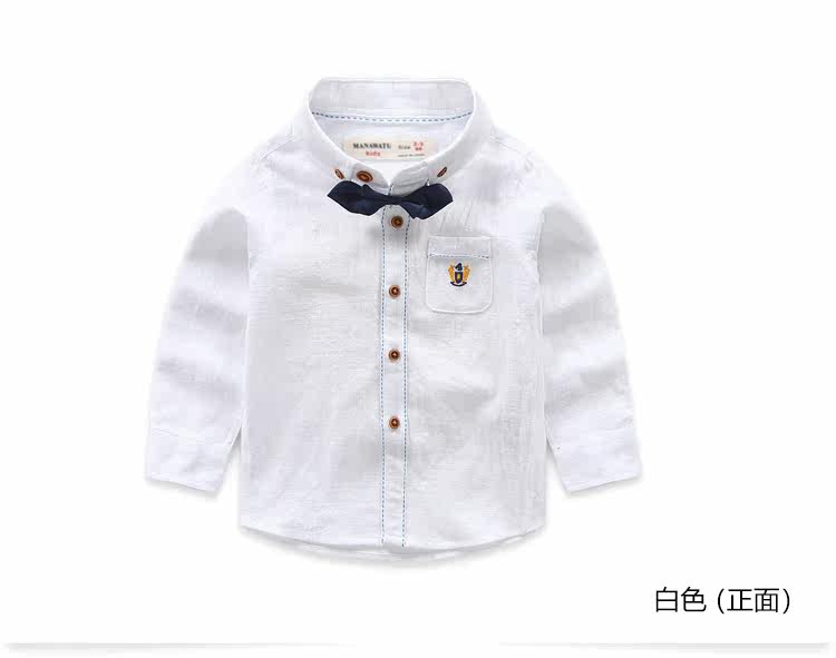 Chemise garcon à manche longue - Ref 2081970 Image 73