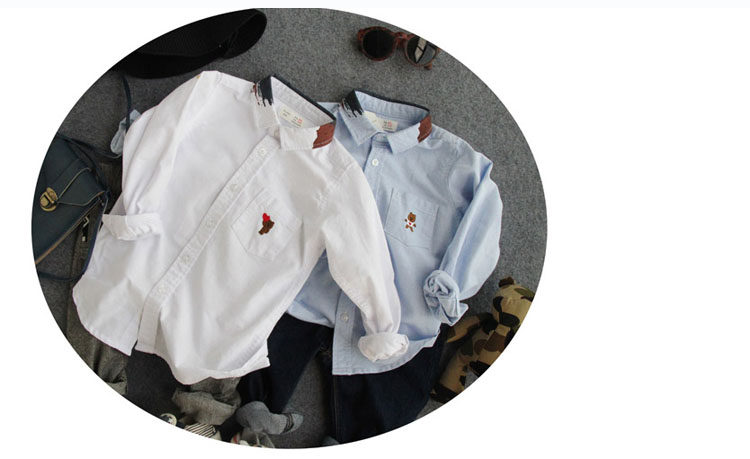 Chemise garcon à manche longue - Ref 2074860 Image 77