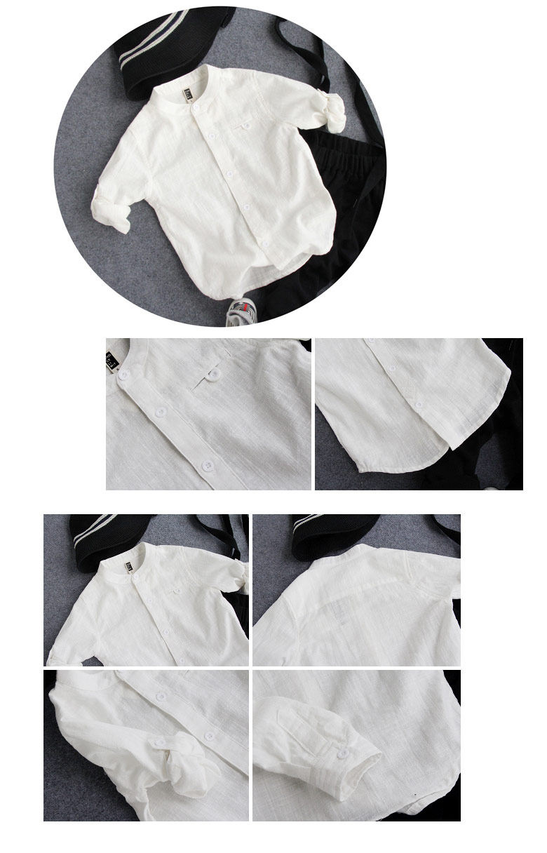 Chemise garcon à manche longue - Ref 2081955 Image 76