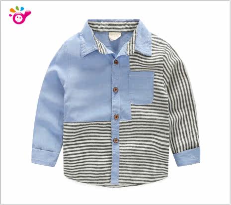 Chemise garcon à manche longue - Ref 2081962 Image 56