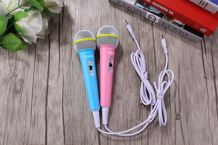 Loye nguồn âm nhạc giáo dục thông minh robot giáo dục sớm máy chuyên dụng micro cầm tay micro trẻ em K kéo OK hát bộ micro livestream